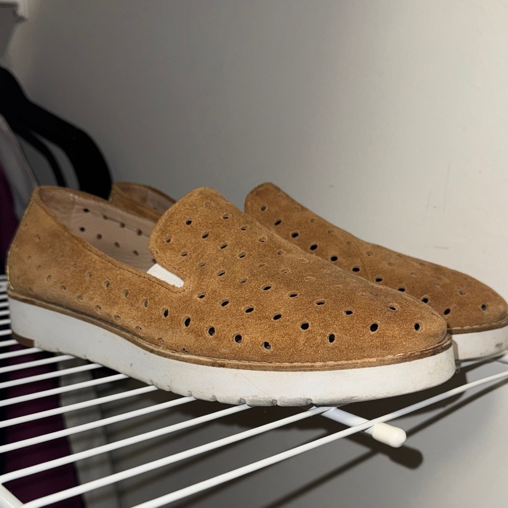 Women’s Johnston & Murphy Tan Suede Slip-On Shoes